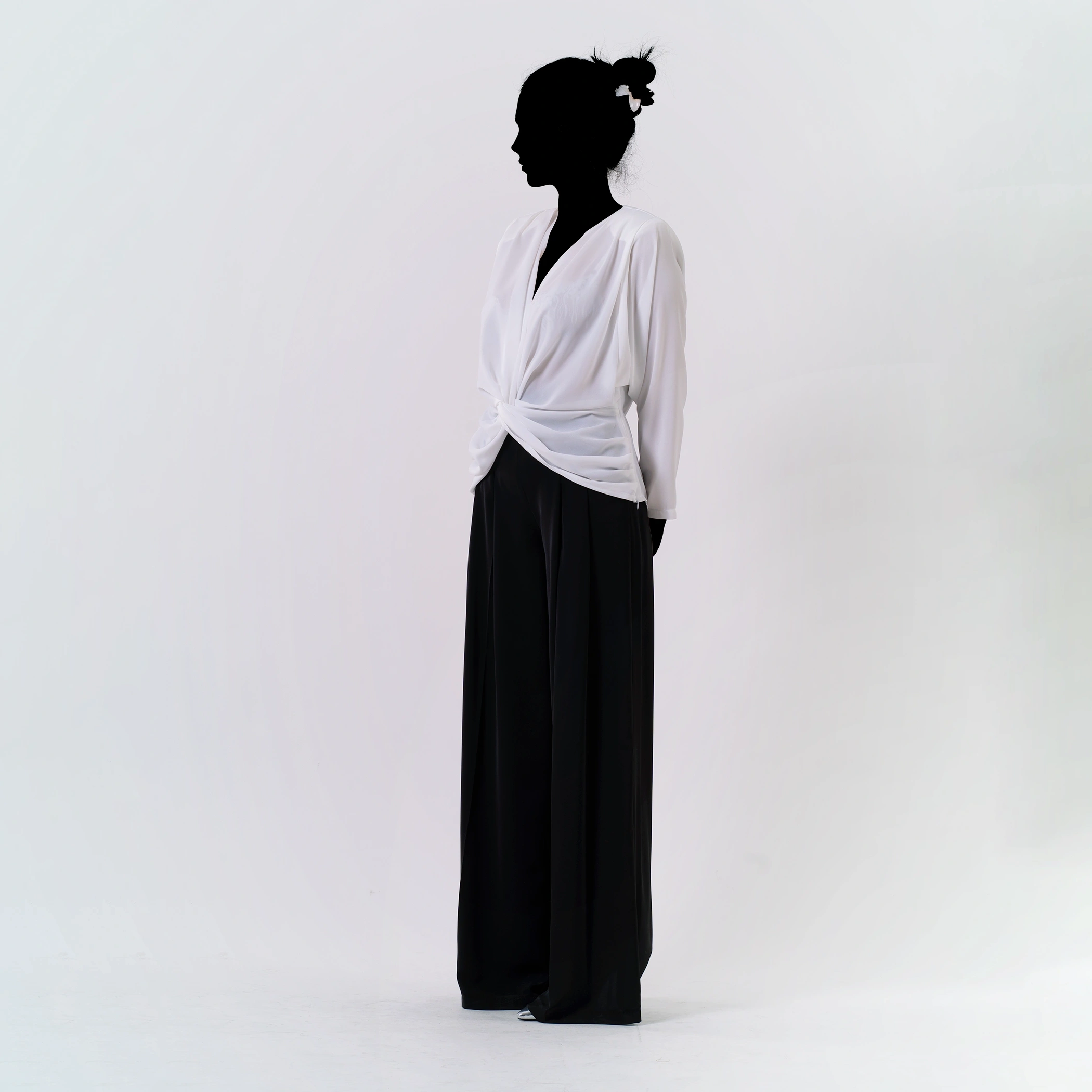 بلوز زنانه حریر کد 1103 - Image 3