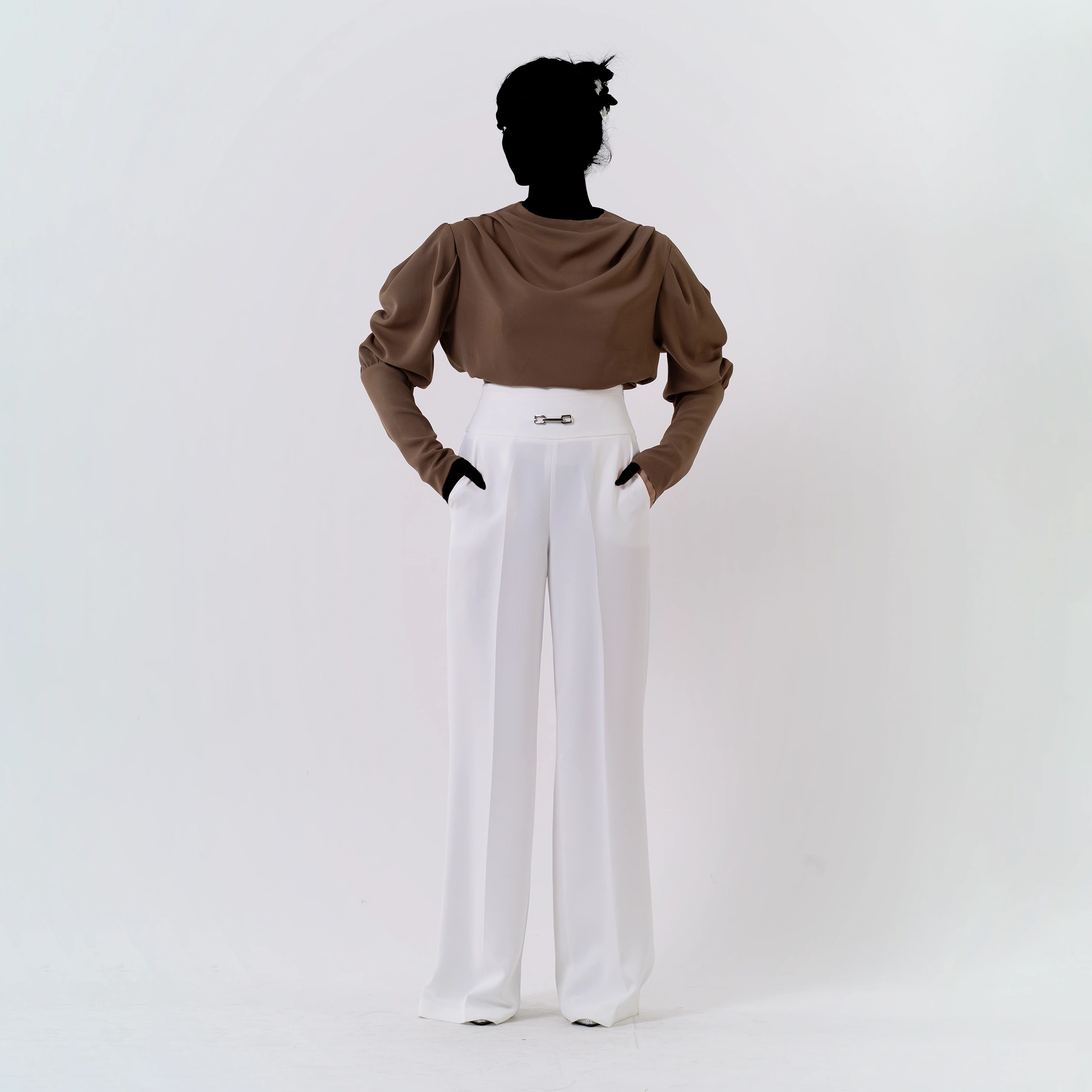 بلوز آستین پفی کد 1147 - Image 3